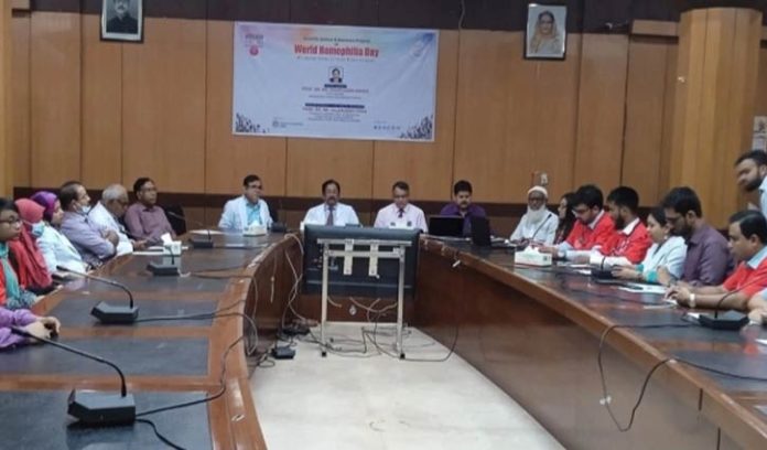 বিশ্ব হিমোফিলিয়া দিবসের অনুষ্ঠান