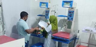 নীলফামারী হাসপাতালে শিশু পরিচর্যাকেন্দ্রে অক্সিজেন সংকট